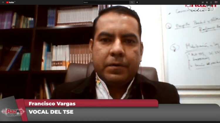 El vocal Francisco Vargas en La Razón Radio.