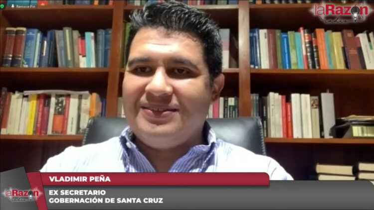 Vladimir Peña, en la transmisión La Razón Radio.