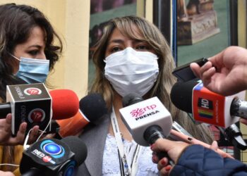 La fiscal Verónica Miranda.