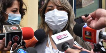 La fiscal Verónica Miranda.