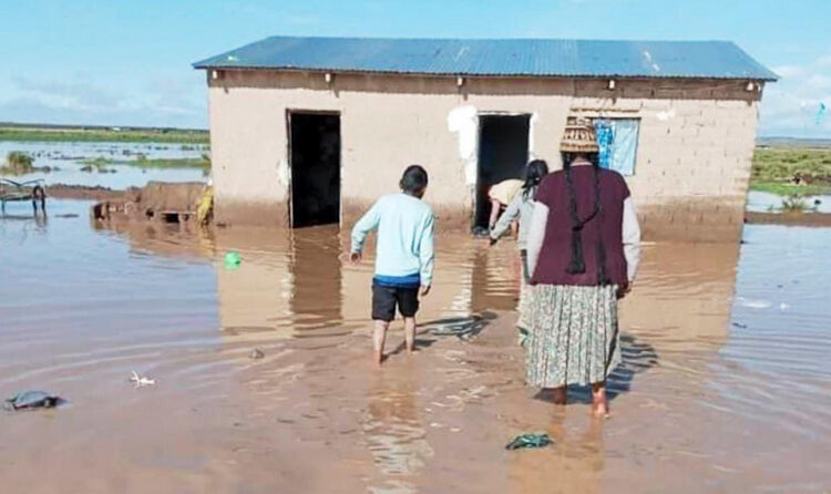 La Paz es la región con más familias y comunidades afectadas por las lluvias