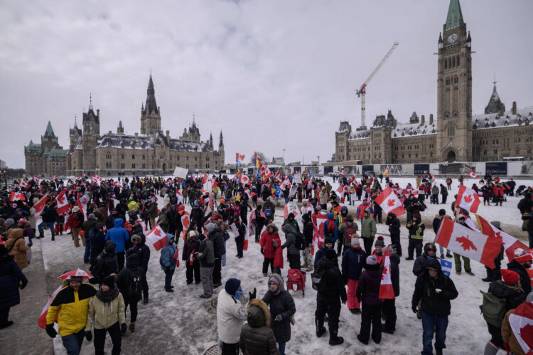 Los manifestantes de Ottawa no desisten pues no tienen ‘nada que perder’