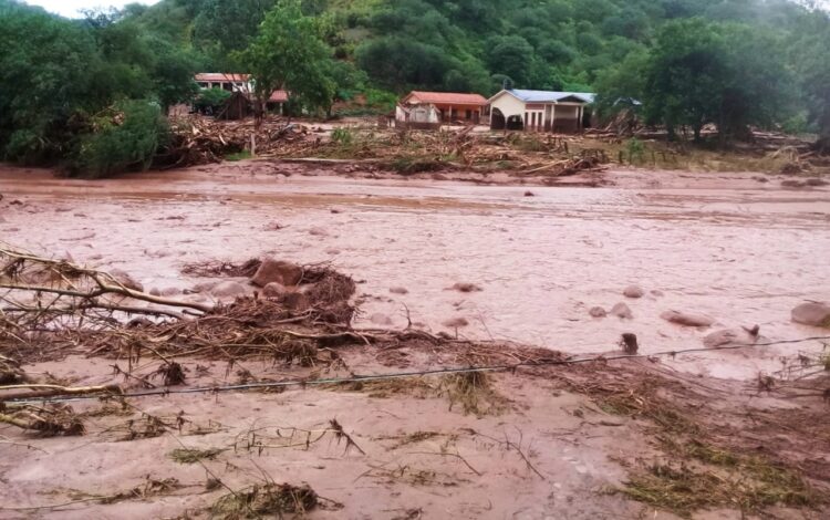 Información preliminar: las lluvias en Tarija dejan ocho desaparecidos y dos fallecidos