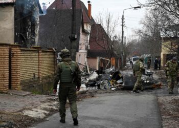 Combates en Kiev entre rusos y ucranianos, que reciben promesas de armas de Occidente