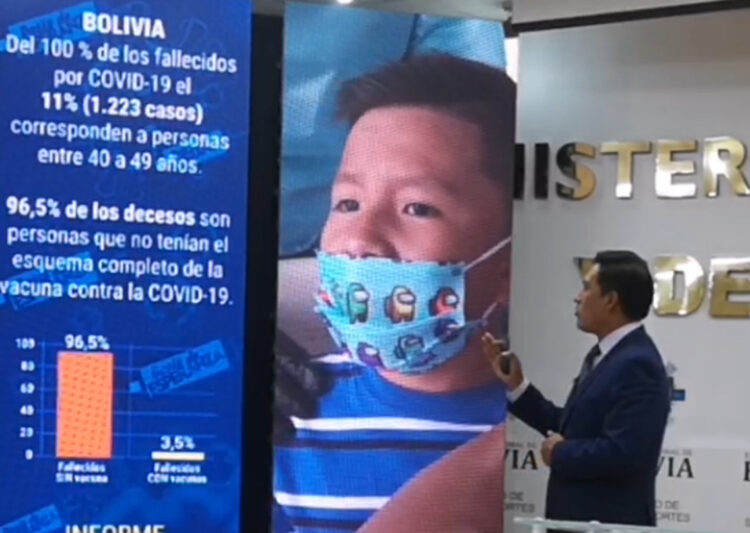 De junio de 2021 a la fecha, el 91% de los fallecidos no estaba vacunado, afirma Auza