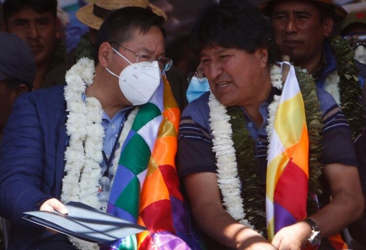 Tras denunciar protección a ‘narcos’, Morales dice que su deber es cuidar a Arce de ‘golpistas’