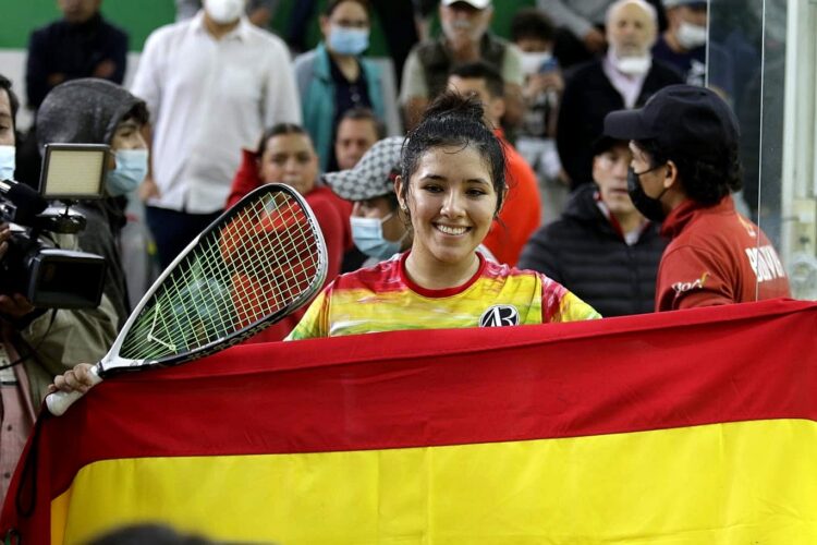 La boliviana Barrios se consagra campeona panamericana de ráquetbol