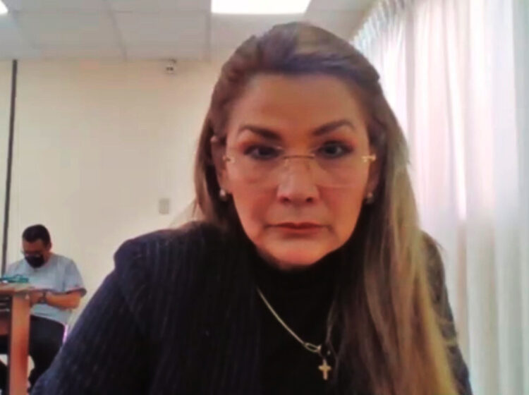 Áñez presenta un nuevo recurso en el TCP para tratar de impedir su sentencia