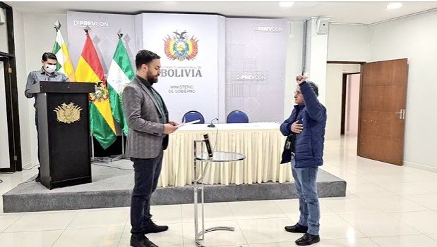 Posesión de Ismael Téllez Jiménez como nuevo Viceministro de Régimen Interior y Policía.
