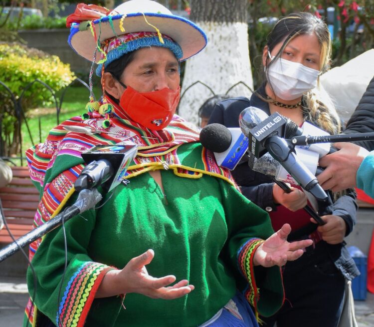La exlegisladora del MAS Lidia Patty.