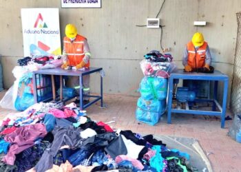 La Aduana Nacional inutiliza prendería usada y anuncia ‘subasta ecológica’