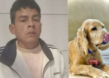 El biocida Ronny Mendoza y el perrito Toffy