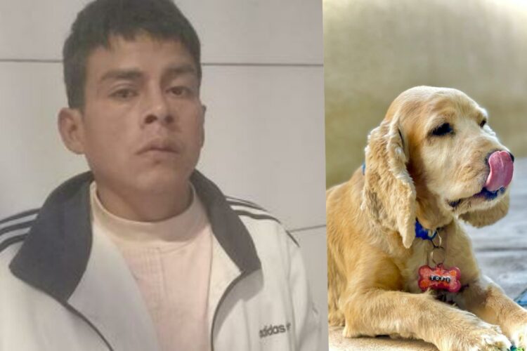 El biocida Ronny Mendoza y el perrito Toffy