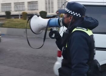 Día del Peatón: 110 guardias municipales controlaran la circulación de vehículos en La Paz
