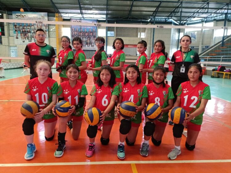La Paz y Cochabamba se enfrentan por el título del Nacional de Voleibol Sub-12
