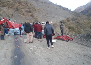 Cinco personas mueren en accidente en San Miguel de Cochabamba