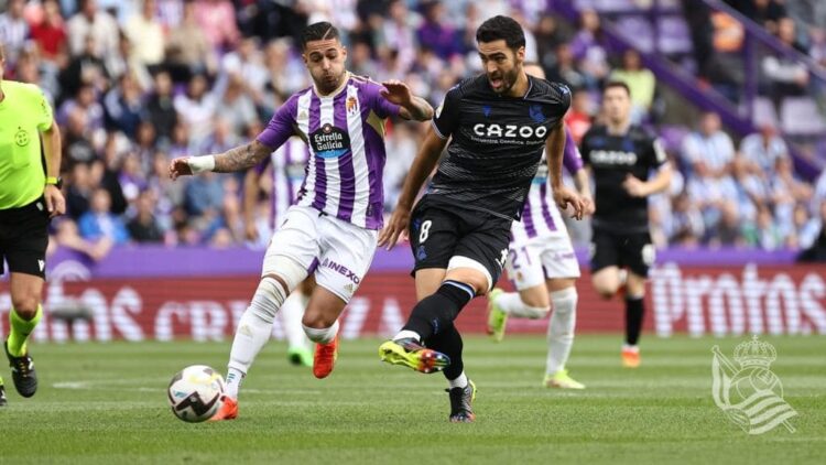 El Valladolid pone fin a la racha de victorias de la Real Sociedad