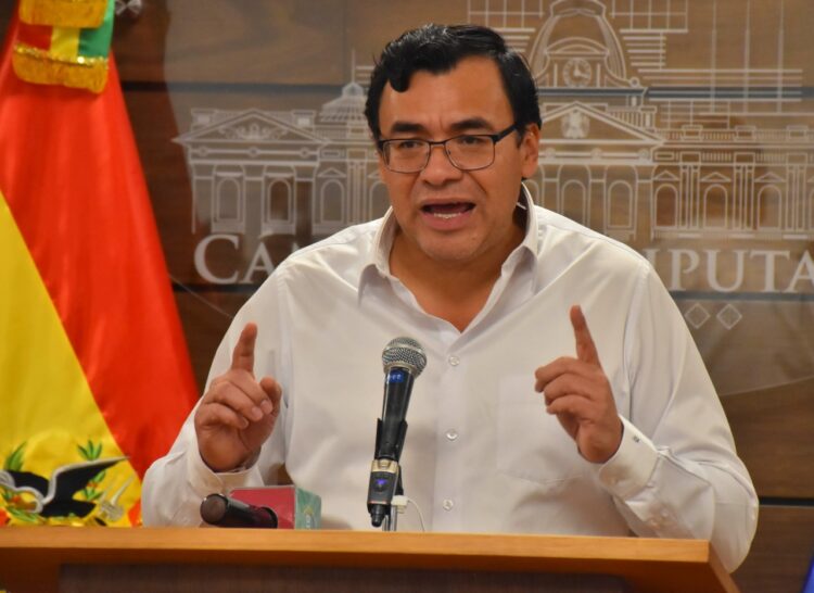 El Presidente de Diputados habló del conflicto en Santa Cruz. Foto: APG.