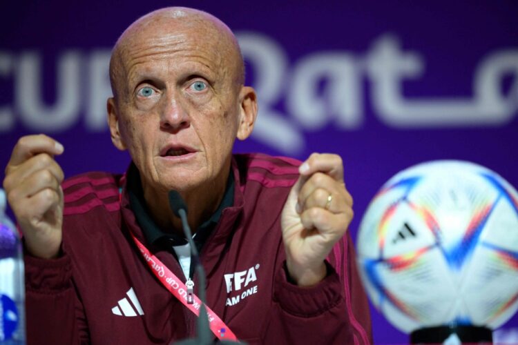 La seguridad de los jugadores es una prioridad para los árbitros, afirma Collina