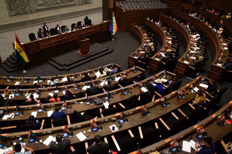 La sesión en la Cámara de Diputados. Foto. Rodwy Cazón.