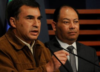 Los dos exministros de la administración de Evo Morales. Foto: Archivo La Razón.