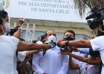 El gobernador de Santa Cruz, Luis Fernando Camacho. Foto: APG.