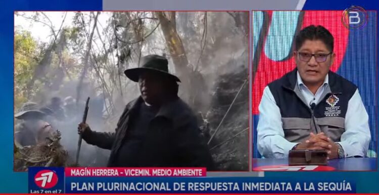 El Gobierno destina Bs 123 MM para hacer frente a la sequía en 80 municipios