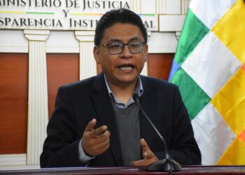 El ministro de Justicia, Iván Lima. Foto: APG.