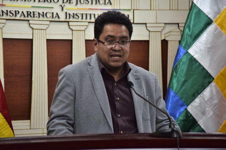 El viceministro de Justicia, César Siles. Foto: Rodwy Cazón.