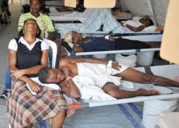 La ONU, preocupada por la propagación de la epidemia de cólera en Haití.