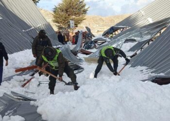 Tinglado que se desplomó en Achacachi fue construido hace casi 10 años