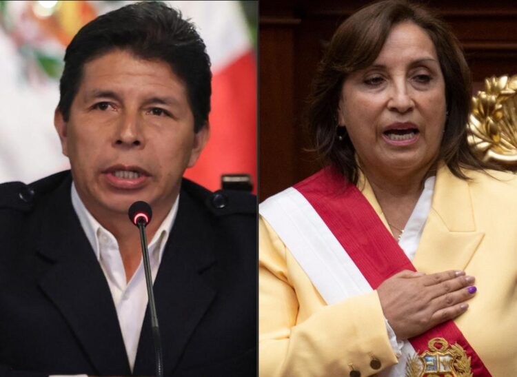 Castillo llama 'usurpadora' a Boluarte y asegura que no cederá su mandato.