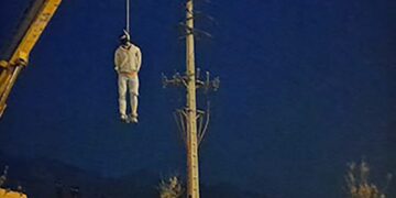 Ejecución pública en Irán de un segundo condenado a muerte.