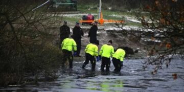 Muere un cuarto niño en Reino Unido tras caer a un lago helado.