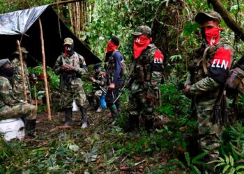 Casi 10.000 confinados por 'paro armado' del ELN en región de Colombia.