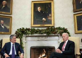 Biden y Lasso hablan de lucha contra crimen transnacional y migración.