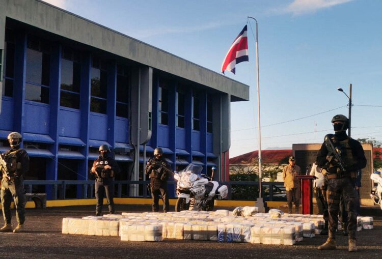 Decomisan en Costa Rica 3,2 toneladas de marihuana en el Pacífico.