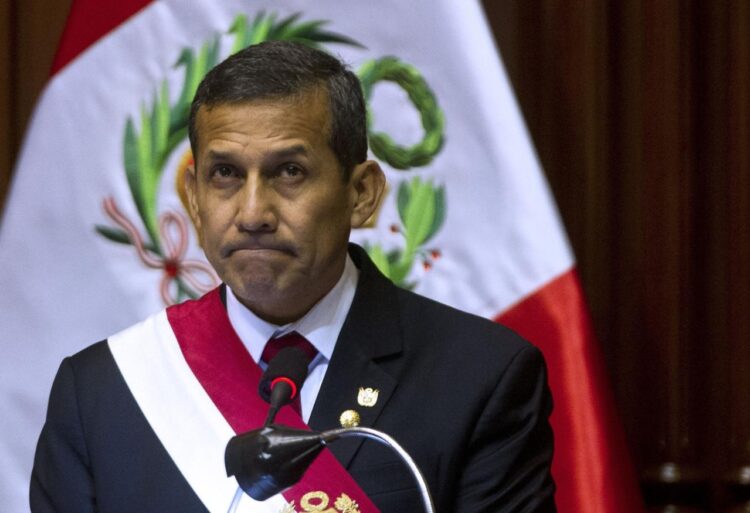 Perú rechaza recurso de Humala de tumbar acusación de lavado de dinero.