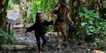 Niños perdidos selva colombiana