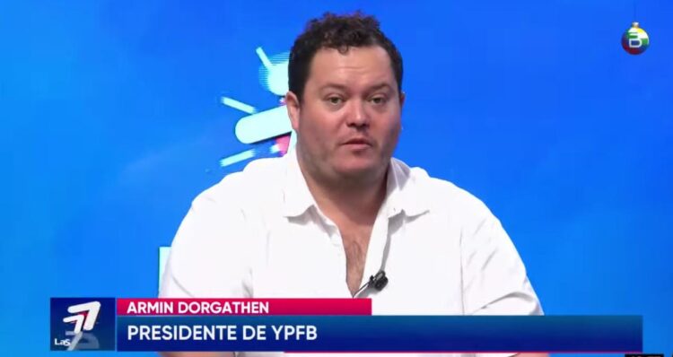 Armin Dorgathen, presidente de YPFB.