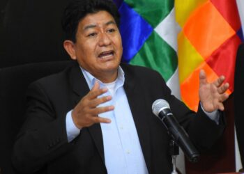 El ministro Montaño se pronunció tras la quema de su casa. Foto: APG.