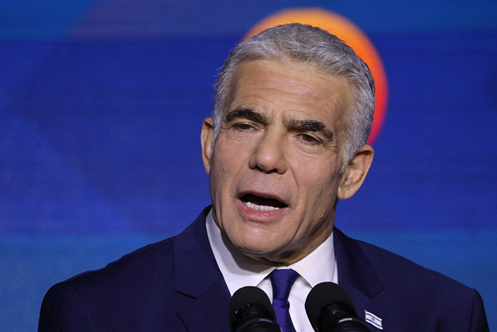 Lapid, aseguró que "nada está decidido" y que "hay que esperar a los resultados finales" de las elecciones.