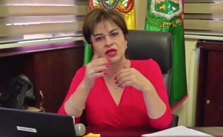 Yelka Maric, presidenta del Concejo Municipal de La Paz. Foto: Concejo La Paz