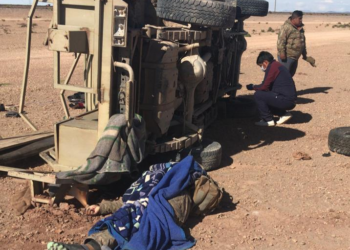 Contrabandistas provocan accidente de vehículo militar y causan la muerte de un efectivo