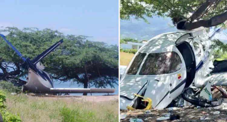 Avioneta se sale de pista y mata a niño que estaba en una playa colombiana