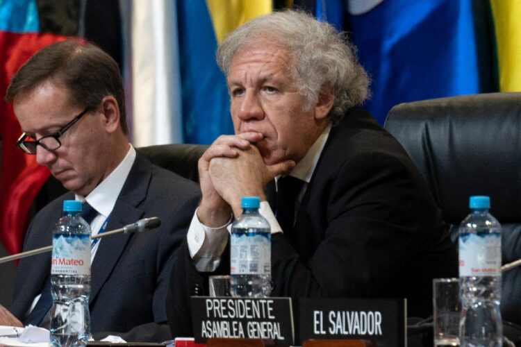 Almagro, ha confirmado durante la reunión del Consejo Permanente que tuvo una relación de tres años con una funcionaria.