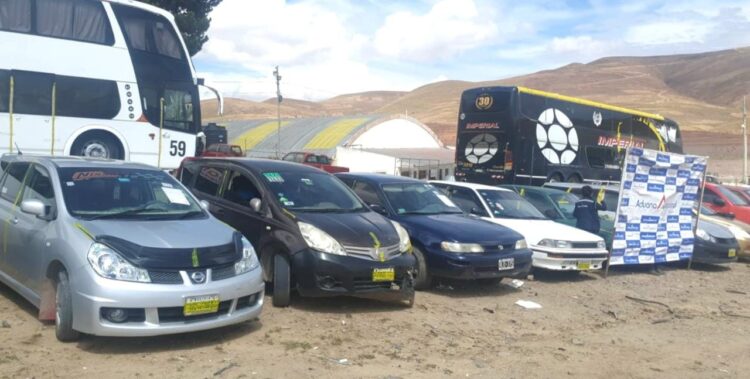 En Potosí se afectó al contrabando en al menos Bs 3 millones con el comisó de 33 vehículos
