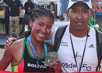 Mateo gana plata en 3.000 metros planos en el Sudamericano de Brasil