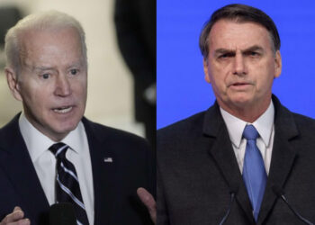El presidente Joe Biden y Jair Bolsonaro