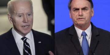 El presidente Joe Biden y Jair Bolsonaro